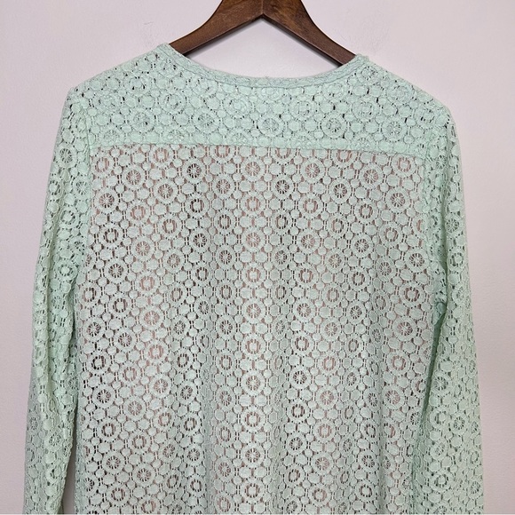 Victoria Beckham Lace Knee Length Long Sleeve Dress Large - Picture 5 of 11